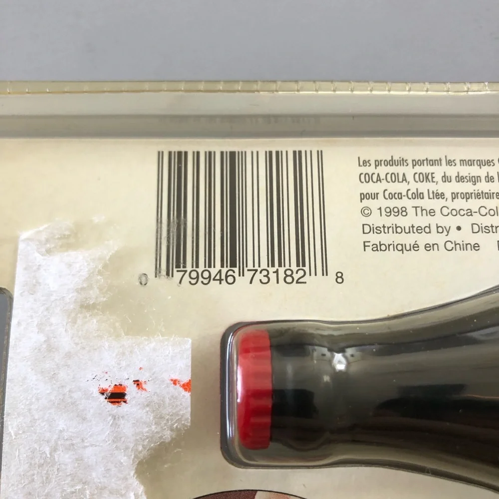 Vintage 1998 Coca Cola Stapler with Bonus 1000 Standard Staples Coke Collectable